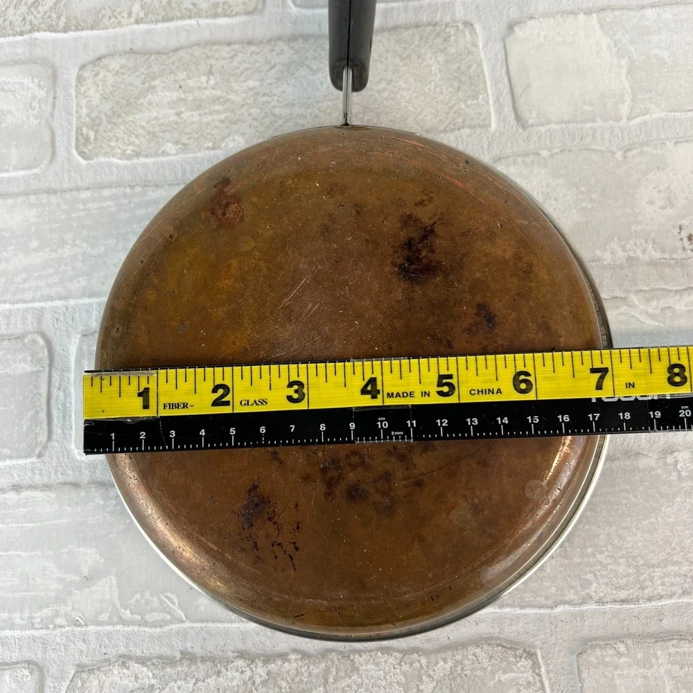 Vintage Revere Ware 1801 Copper Clad 8